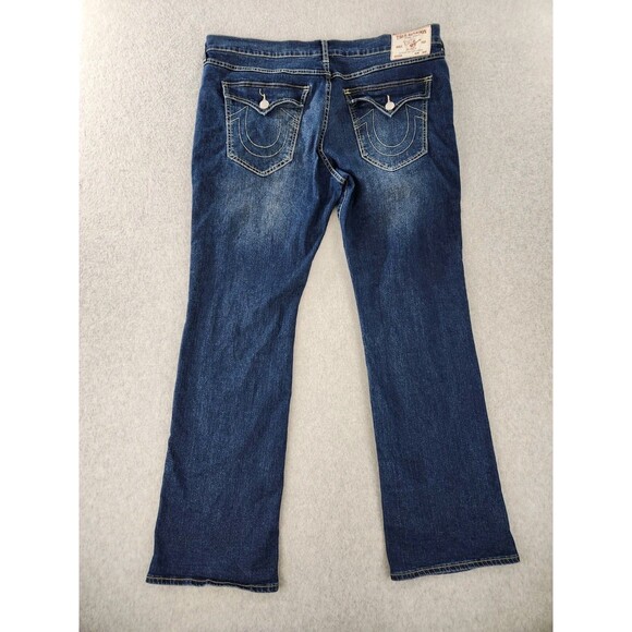 True‎ Religion Billy Jeans 38 Flap T Snap Bootcut Relaxed Stretch 42 40x34 - Picture 11 of 16